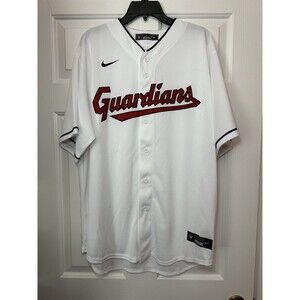 Size XL Nike Cleveland Guardians Authentic Collection Mens Baseball Jersey White